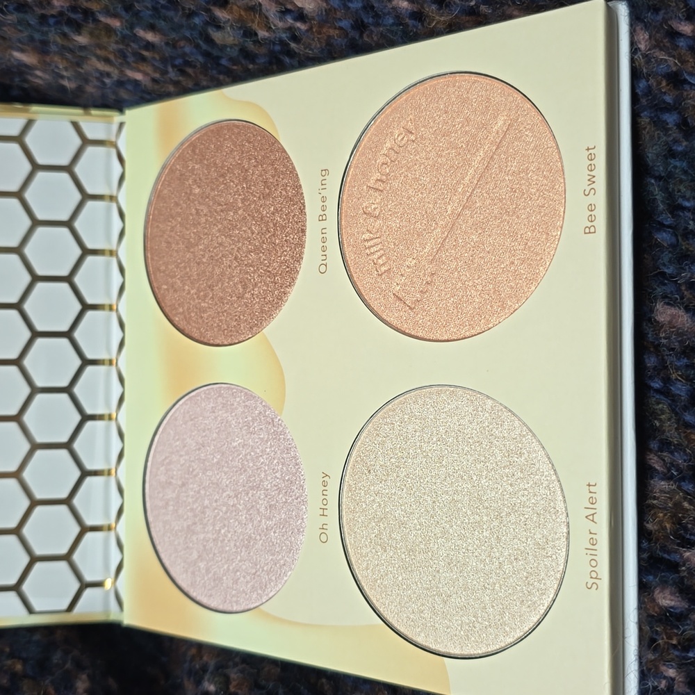 Beauty Bakerie Milk & Honey Highlighter Palette Makeup NEW